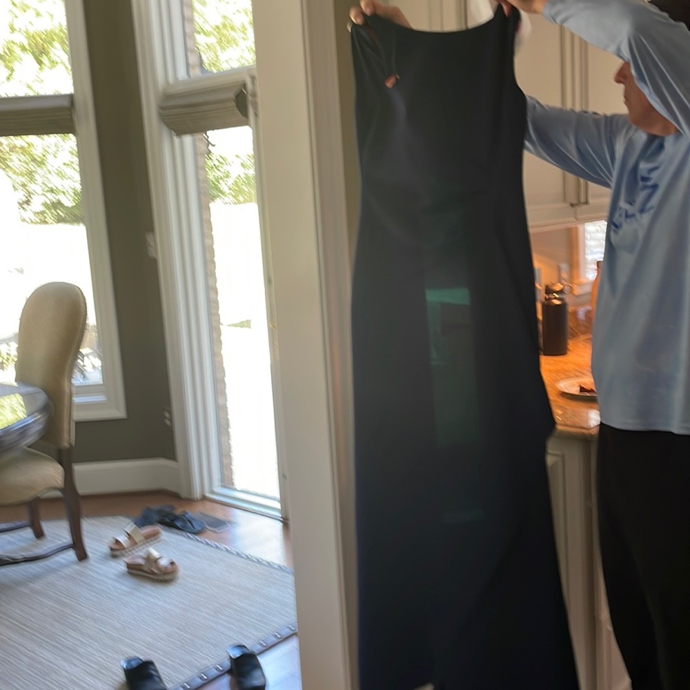 Size 10 navy Eliza j long dress